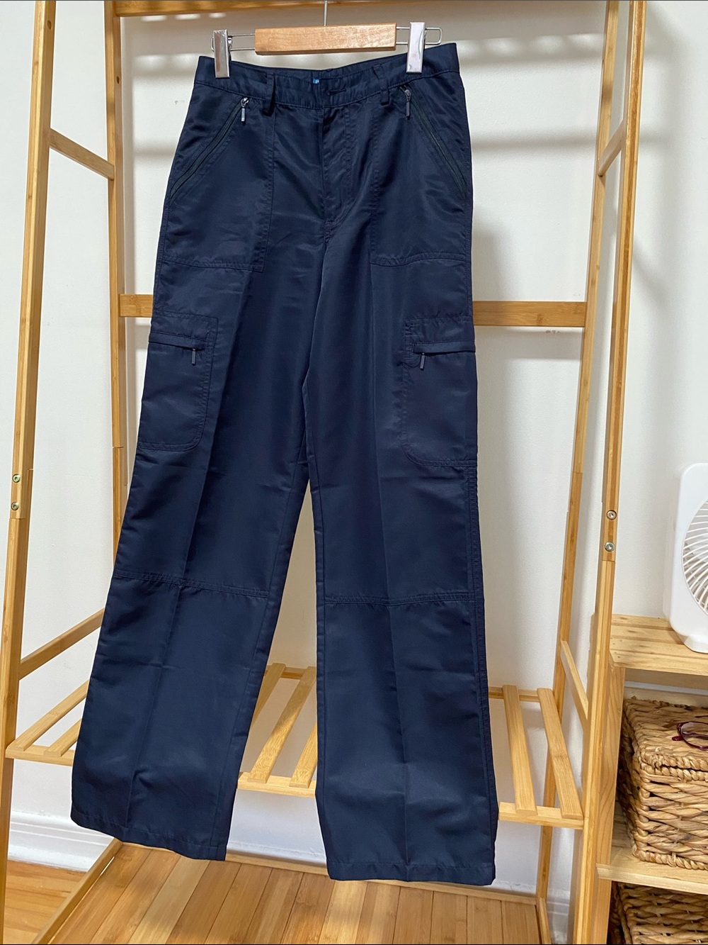 Point Zero Navy Cargo Pants for Women